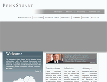 Tablet Screenshot of pennstuart.com